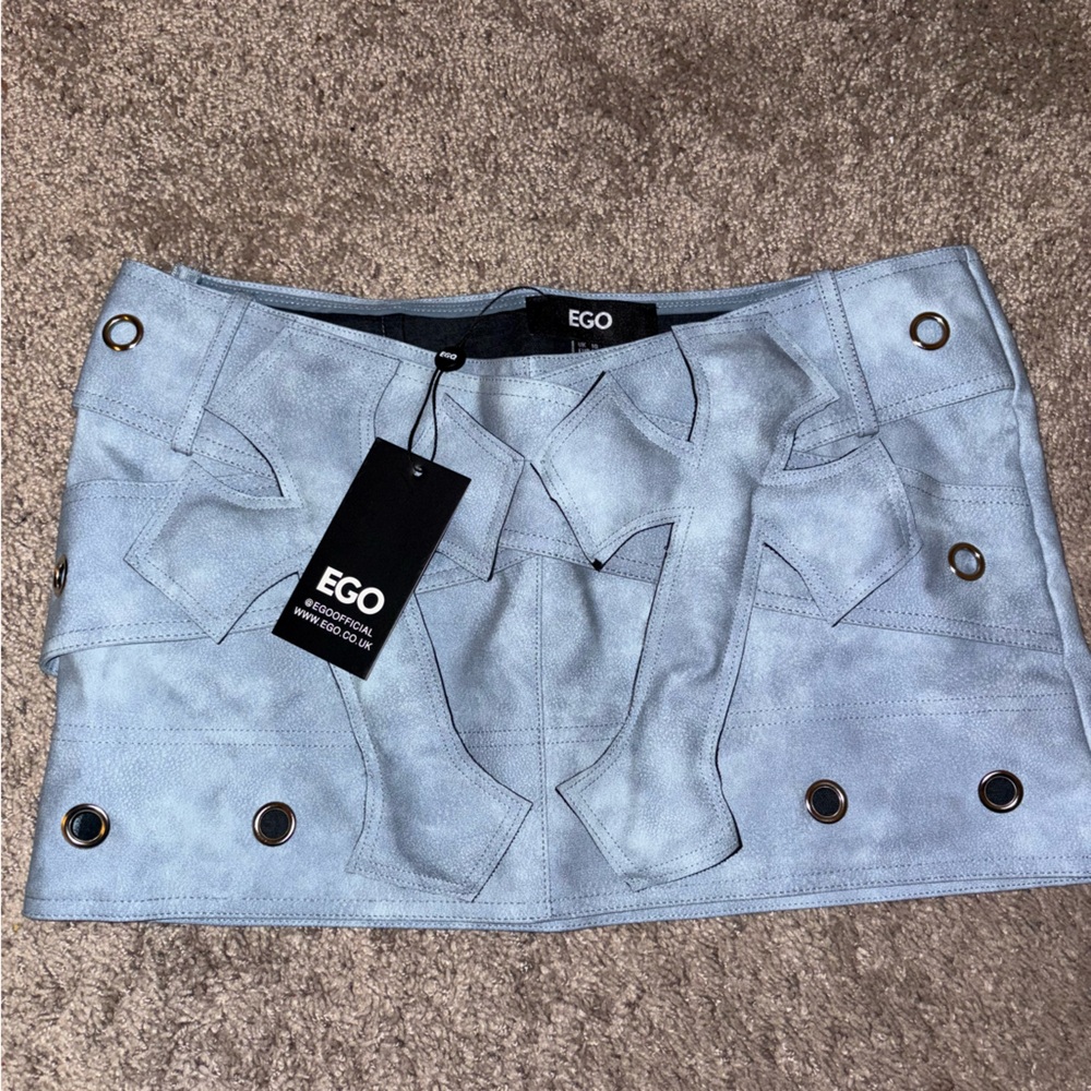 Ego mini skirt. Blue. Sz 6